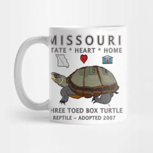 Missouri - Three Toed Box Turtle - State, Heart, Home - state symbols Mug